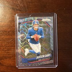 Jaxon Dart [Lazer] Rookie Card #332 