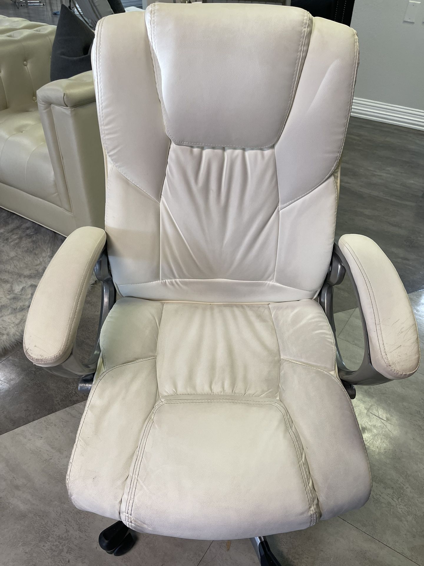 White Office Chair From Home Stager Warehouse (2 In Stock)