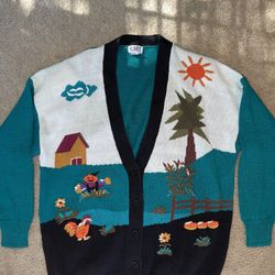 Vintage Halloween Cardigan 