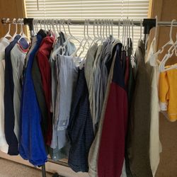Collection of men’s assorted large/XL clothing 