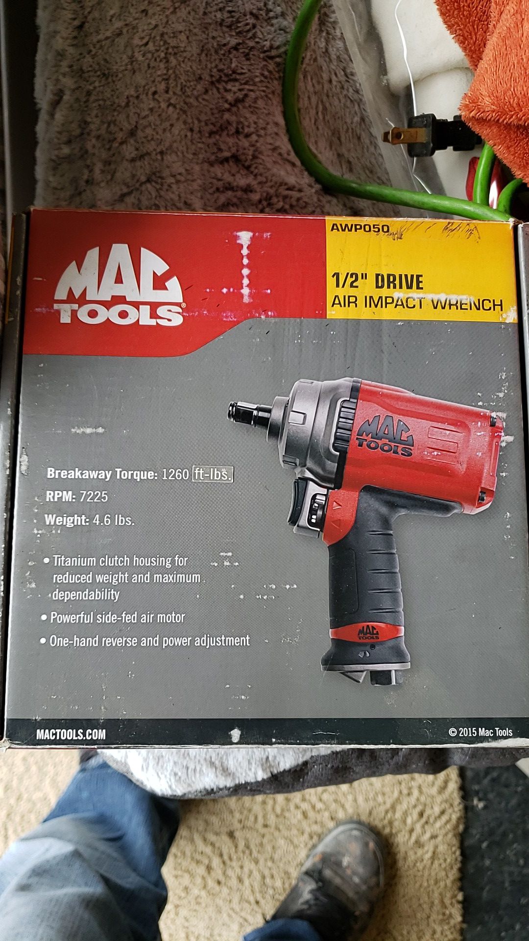 Mac Tool 1/2 Drive Impact Air Wrench BRAND NEW IN BOX