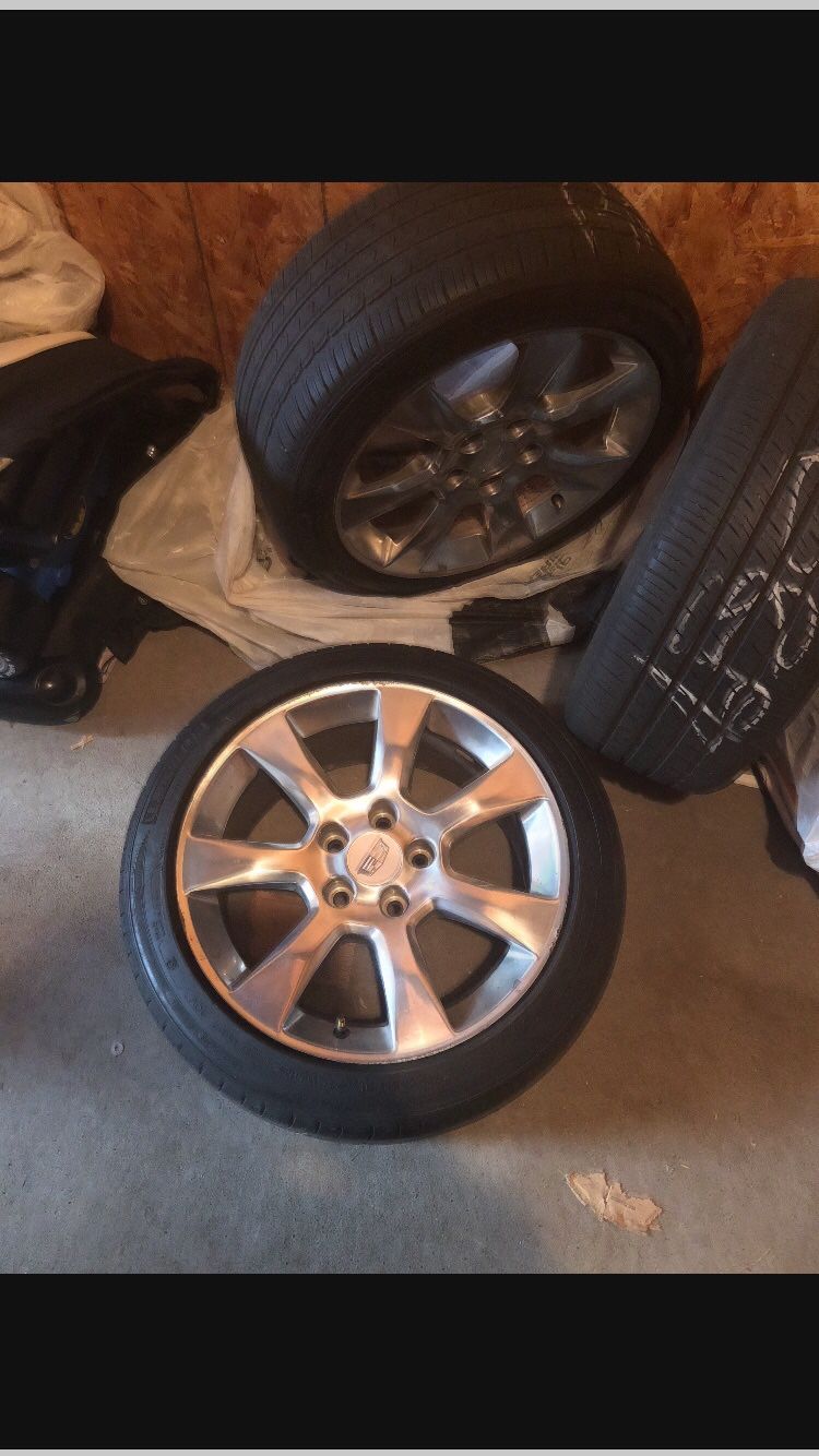 Caddy stock rims for sale 400 or OBO. 60 % tread on tires.