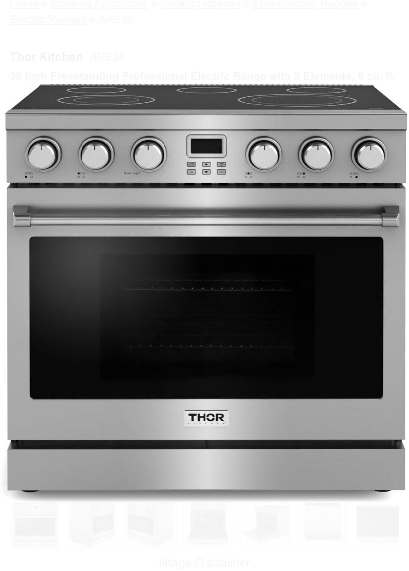 Thor 36 Inch Electric Range 