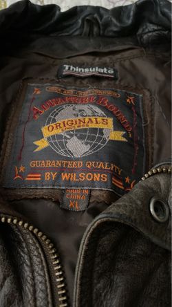 Brown leather jacket XL very clean no smell smoke free