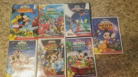 Disney, Media, 4 Disney Mickey Mouse Clubhouse Dvds