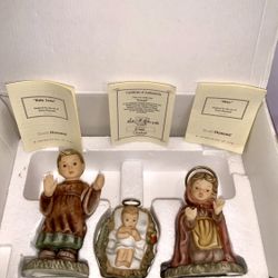 NOS Hummel Studio Goebel 1996 Joseph Mary Baby Jesus Nativity Figurines