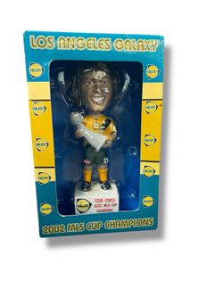 2002 LA GALAXY COBI JONES Bobblehead MLS Cup Champion Soccer Los Angeles
