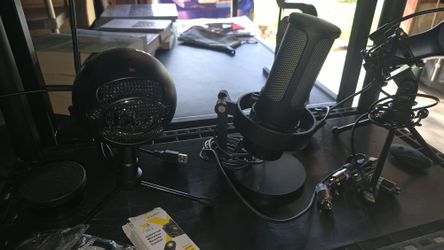 Microphones. $10 each or $23 for all of them.