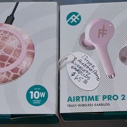 ifrog Bluetooth Airtime Pro Pink Earbuds