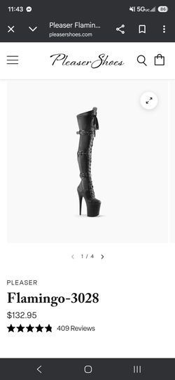 Thigh high dancer boots matt black