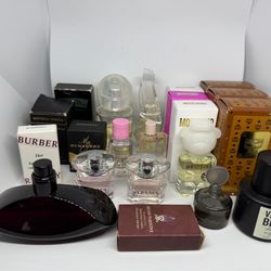 Various mini perfumes