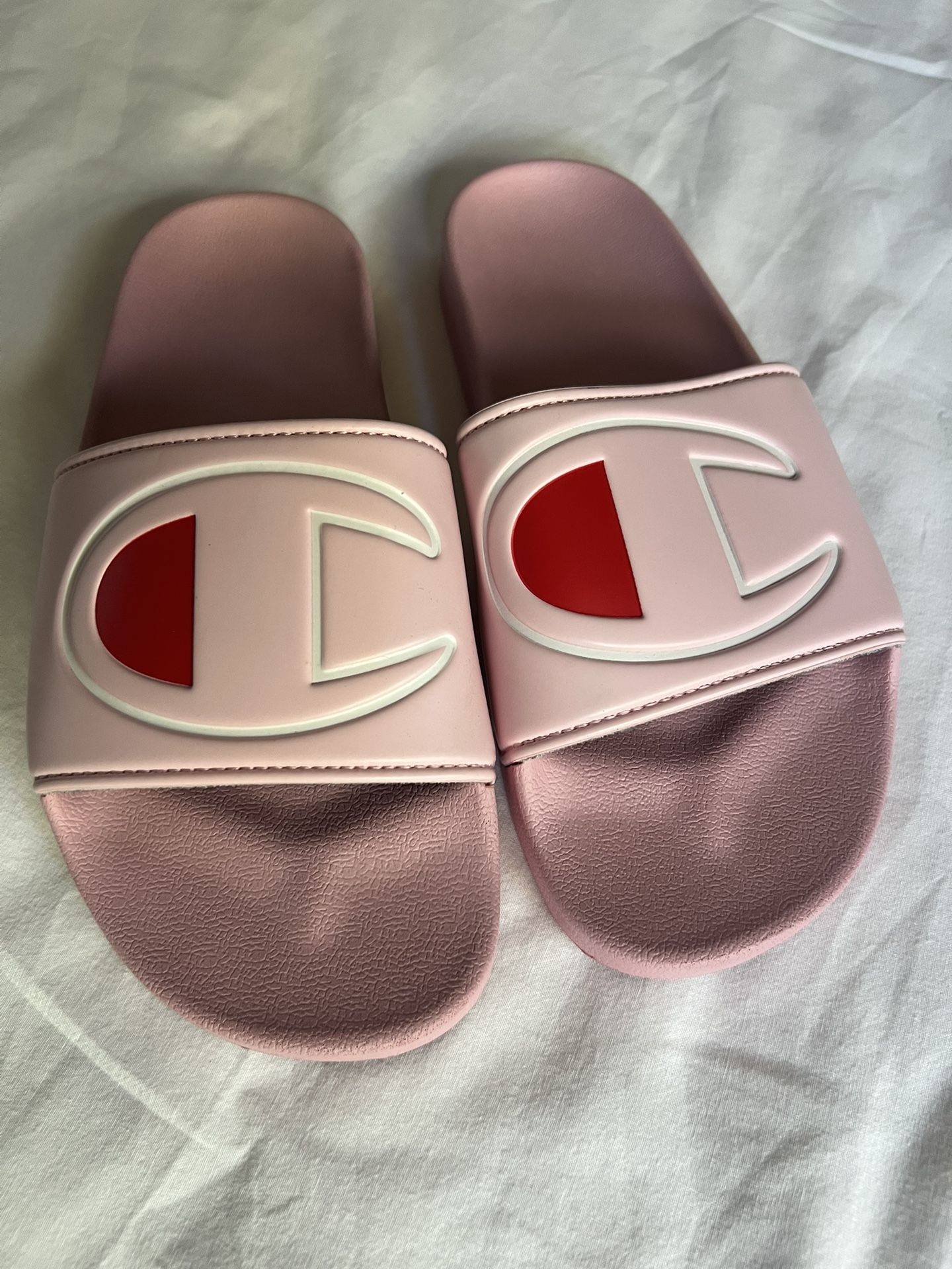 Champion Slides Womens Size 8 Pink