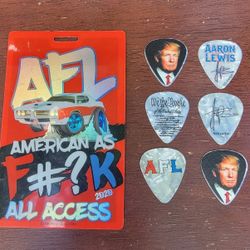 Arron Lewis 2020 ALL ACCESS pass  6 Guitar Picks