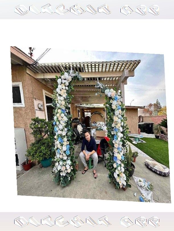 describe generation Personalized Wedding Arches Build Your Dream Ceremony Setup