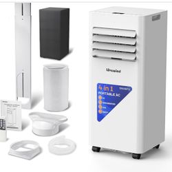 New-Lovewind 10000 BTU Portable Air Conditioner, 450 Sq.Ft Cooling, 4-in-1 Portable AC Unit with Dehumidifier, Fan, Sleep Mode, Room Air Conditioners 