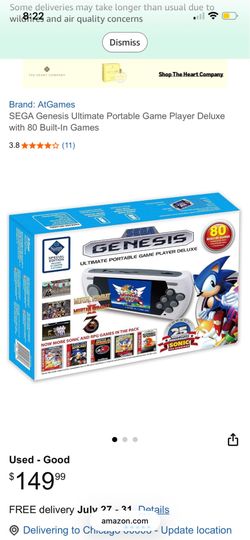 SEGA Genesis Ultimate Portable Game Player Deluxe