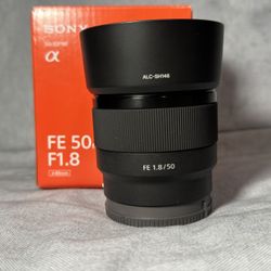 Sony FE 50mm f1.8 Lens