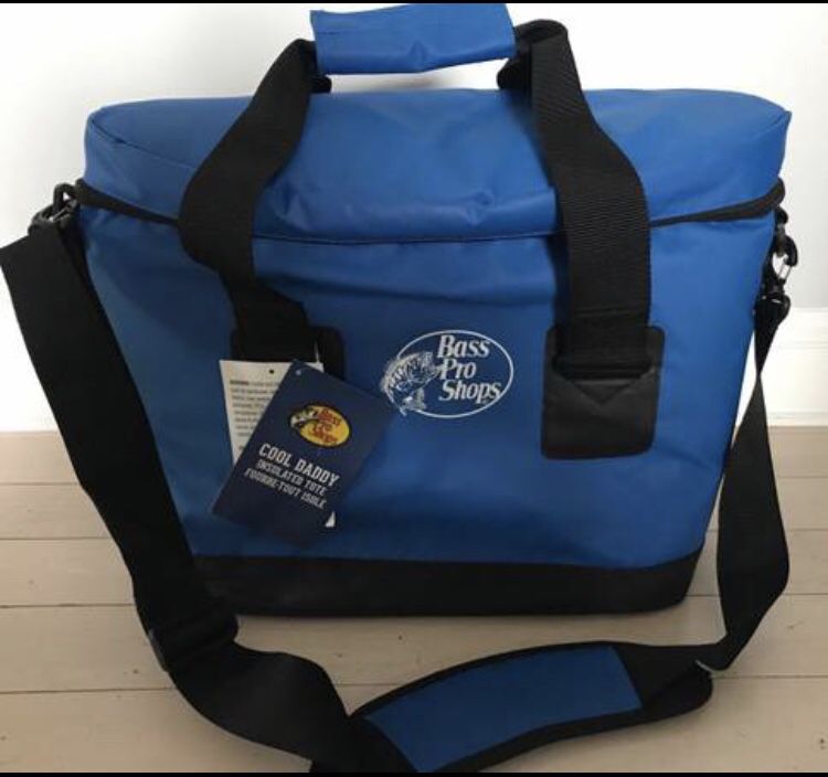 New Bass Pro Shops Large Cooler / Bait Tote Bag