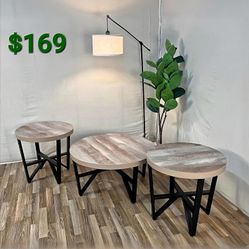 DEANLEE TABLE (SET OF 3)