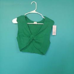 Green Women Top