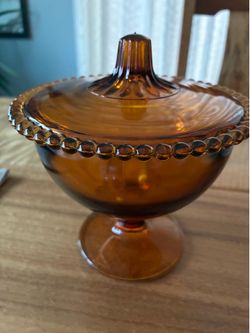 Vintage Indiana Glass candy dish
