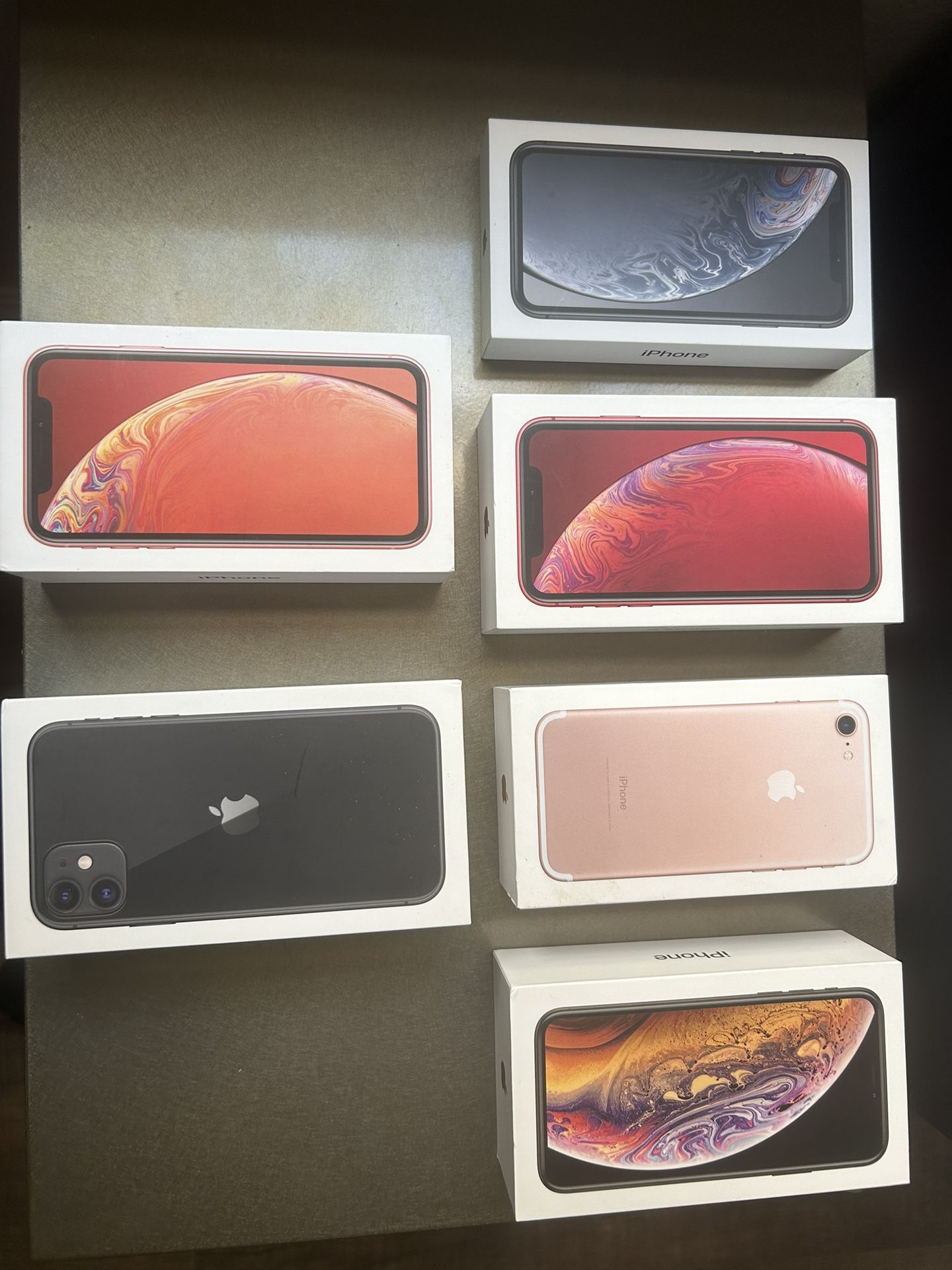 IPhone Boxes (7, XR & 14) ***No phone***
