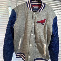 Staple Pigeon True blue Varsity Jacket Size L