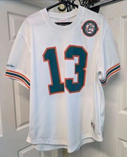 Dan Marino #13 Miami Dolphins Mitchell & Ness Silver Season Jersey XL White