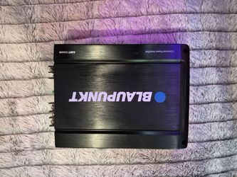 Blaupunkt subwoofer and amplifier package