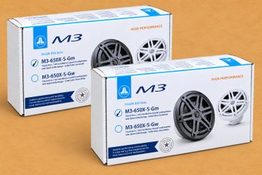 JL Audio M3 Marine Speakers 2-Sets 6 1/2 Inch 2-Way Coaxial Speaker System 450 Watts M3-650X-S-GM Package 🚨 Payment Options Available 🚨