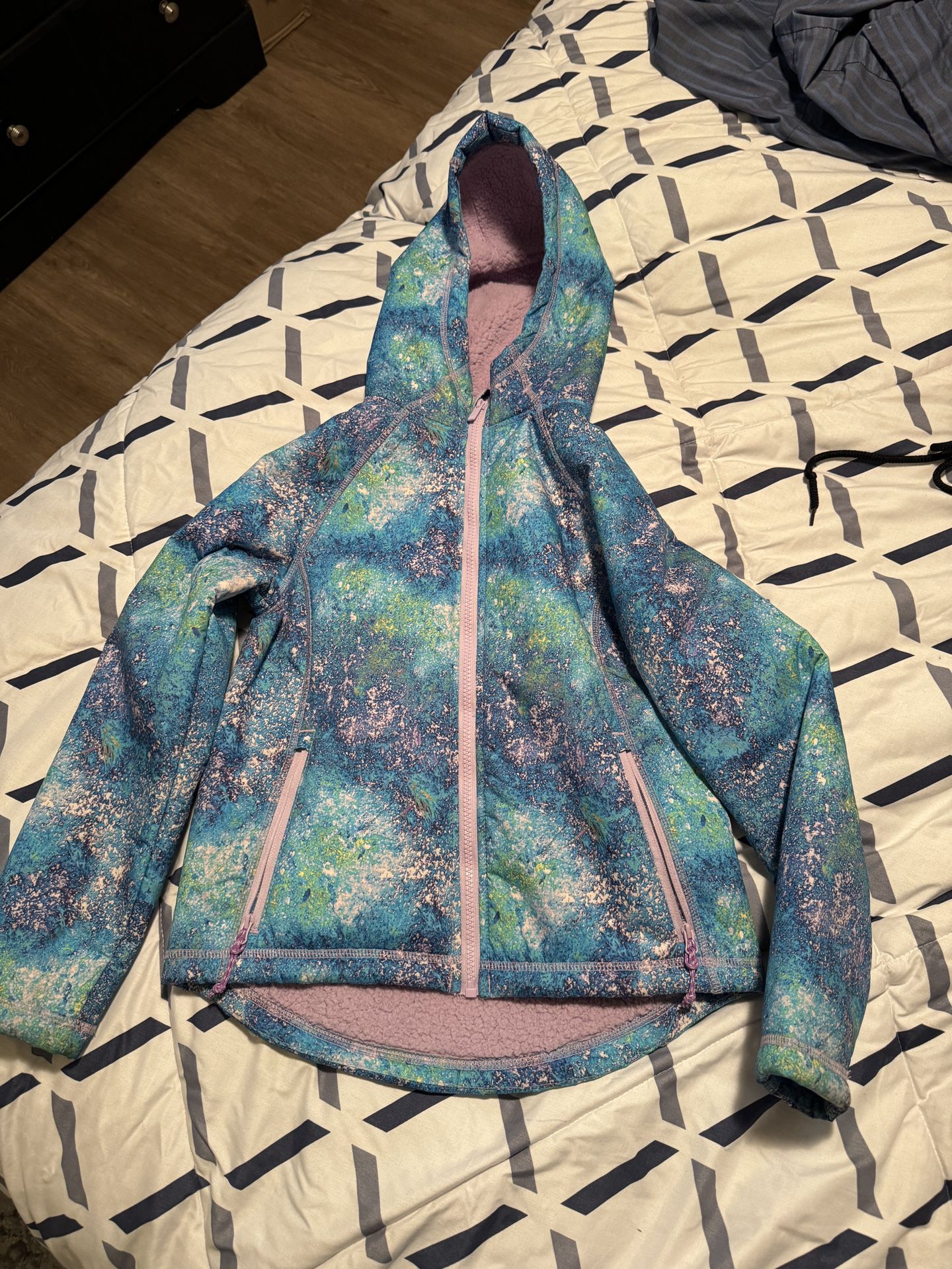 Girls Size 7/8 Winter Waterproof Jacket 