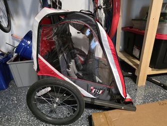 Double Kid Bike/dog Trailer