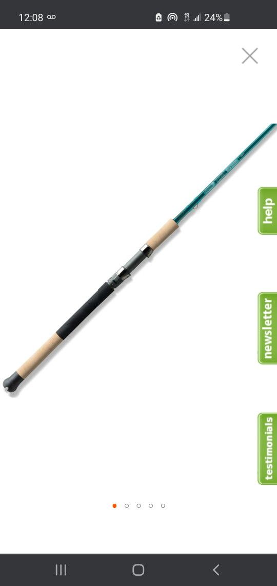 Brand new St.Croix mojo fishing rods