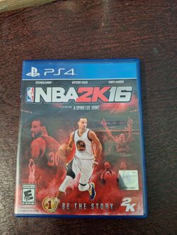 NBA 2K16 PS4 Game In Excellent Condition  Steph Curry 