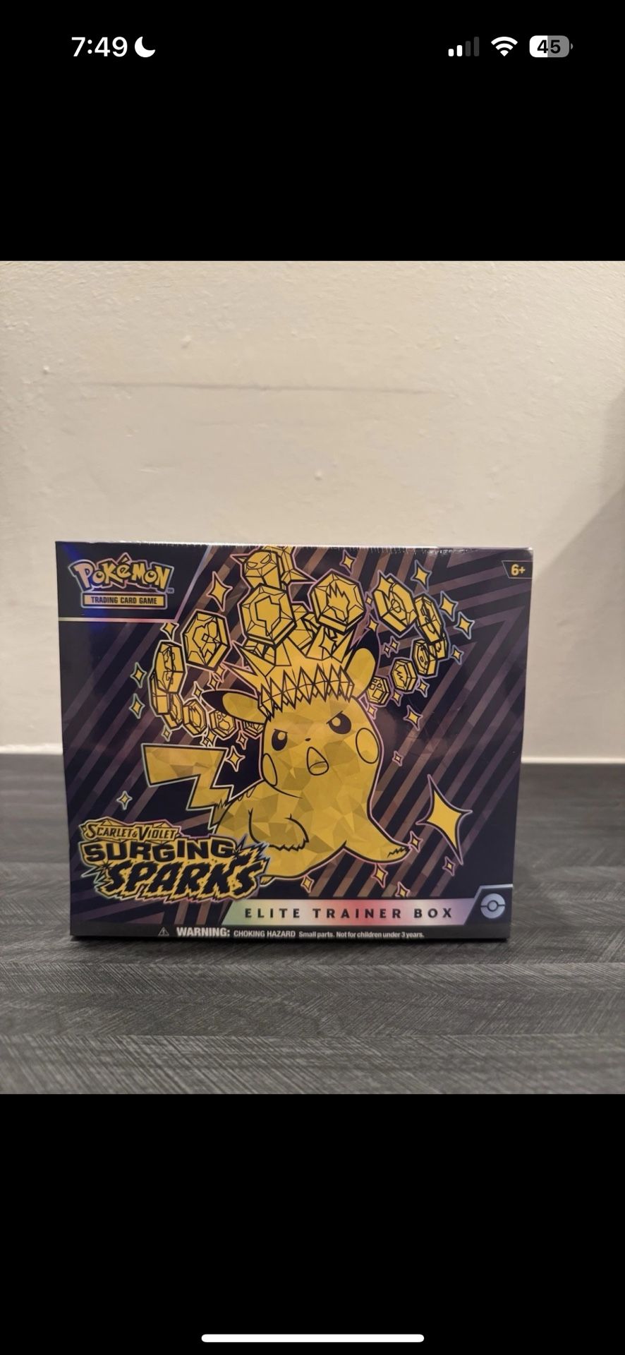 Pokemon TCG Scarlet and Violet Surging Sparks ETB