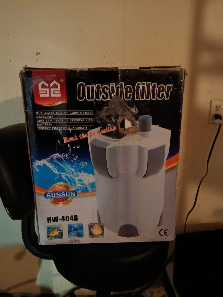 SUNSUNSUN Fish Tank Exterior Aquarium Canister Filter BRAND NEW