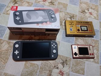 Nintendo switch lite and Game &watch