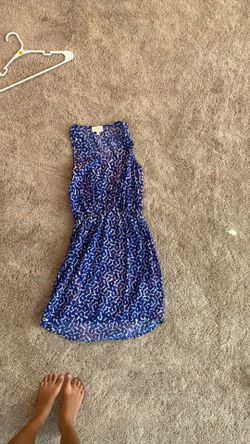 Blue dress