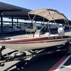 2000 Javelin 17 Ft Venom With A 90HP Johnson Ocean Pro 