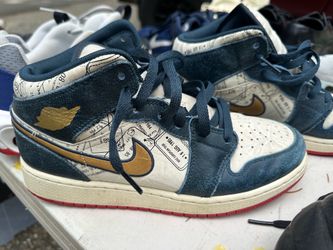 Jordan 1 Mid SE Take Flight Gold Swoosh (GS)