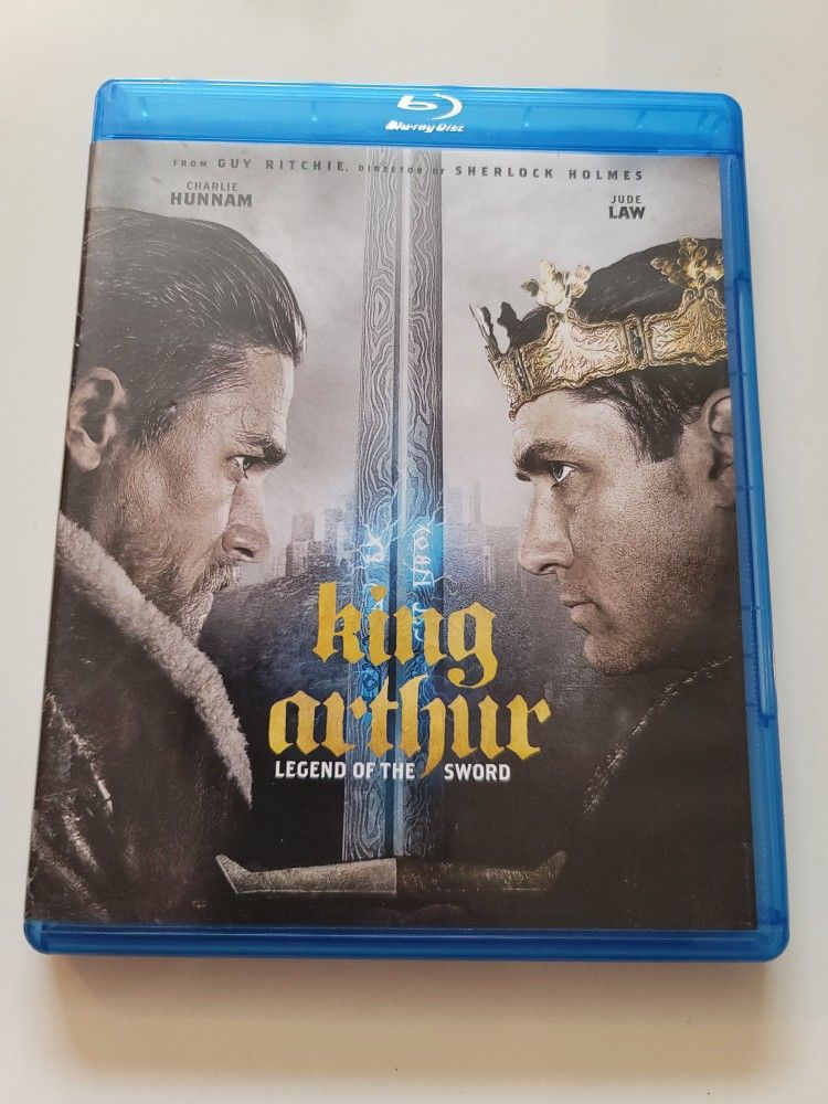 $5 BLU RAY. KING ARTHUR: LEGEND OF THE SWORD. $5 OR TRADE FOR A MOVIE TITLE I DO NOT ALREADY OWN. BLU RAY ONLY NO DIGITAL .