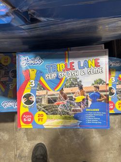 Jambo Triple Lane Slip Splash & Slide