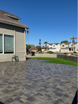 Pavers turf and travers
