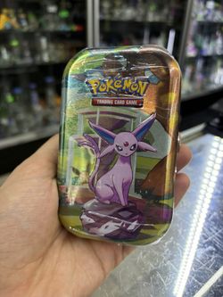 Pokemon Trading Card Game Scarlet & Violet Prismatic Evolutions Espeon Mini Tin