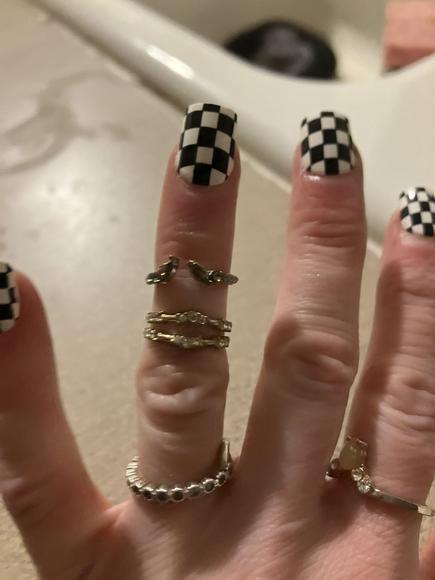 Set of knuckle rings