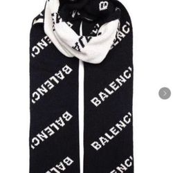 New Balenciaga Double Side Scarf