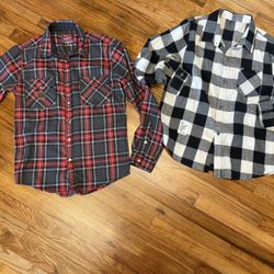 2 Men’s M Flannels 