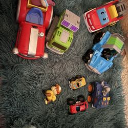 Cocomelon truck makes noise and paw patrol characters and other vehicles