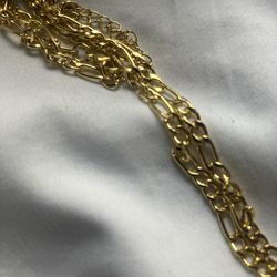 New 12 Inches Necklace Gold Plated