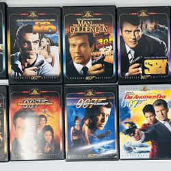 10 “James Bond” Dvds